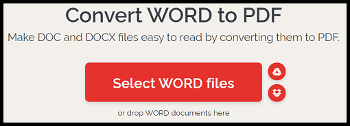 Click on Select WORD files